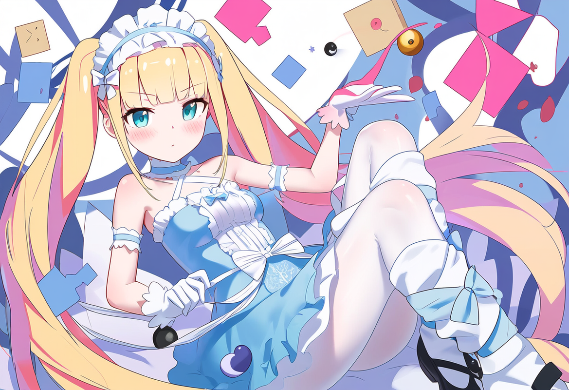 1girl, mikozin, NDGD, ohlia, {kobayashi ritz}, reoen,  tsundere, aqua eyes, absu s-4000186826