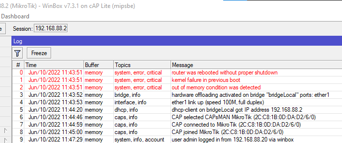 CAPsMAN unstable after upgrade to 7.3 - MikroTik