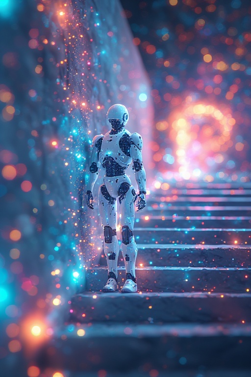 An-android-half-emerges-from-t-4