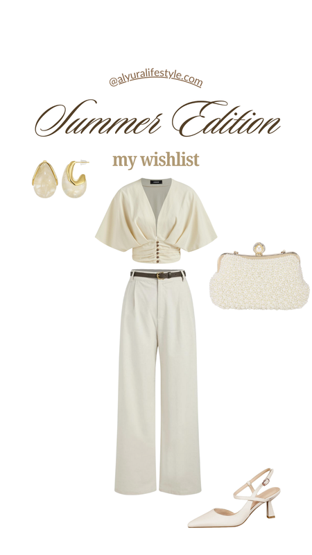 Summer Edition 🤍 Effortless All-White Chic Outfit