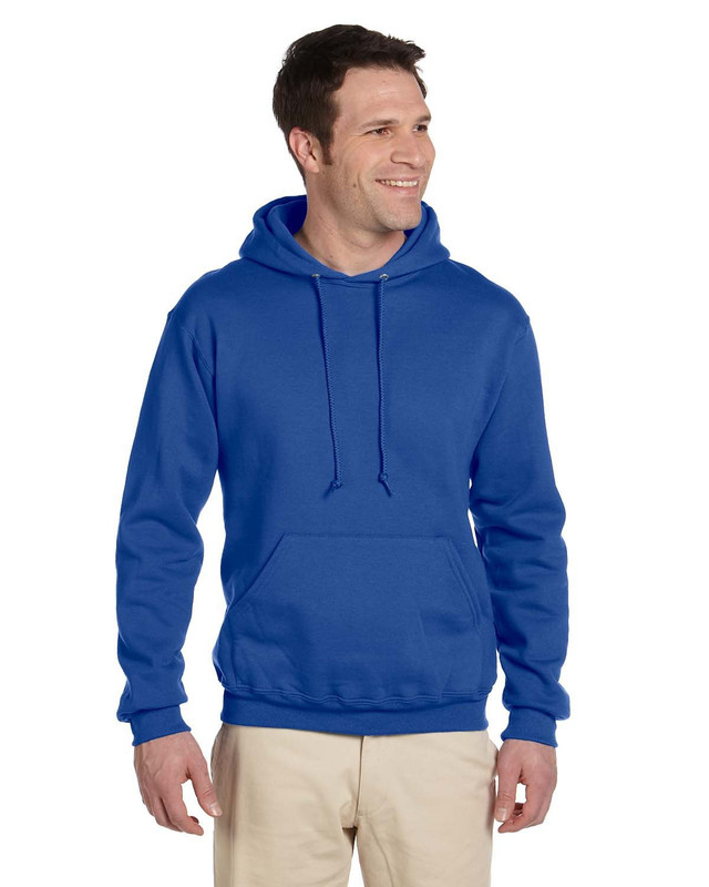 Jerzees Adult Super Sweats® NuBlend® Fleece Pullover Hooded Sweatshirt - 4997 - Picture 11 of 14