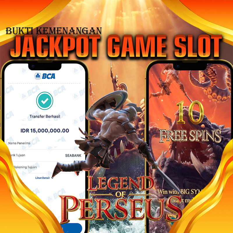 BUKTI JACKPOT 02 OCTOBER LEMBAGATOTO LEGEND OF PERSEUS Rp.15.000.000,- LUNAS