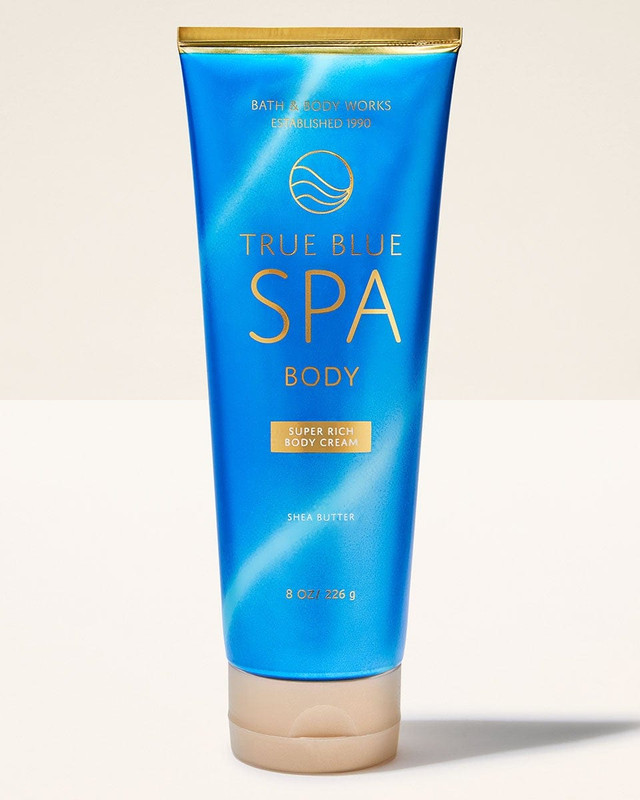 Bath & Body Works True Blue Spa super rich body cream