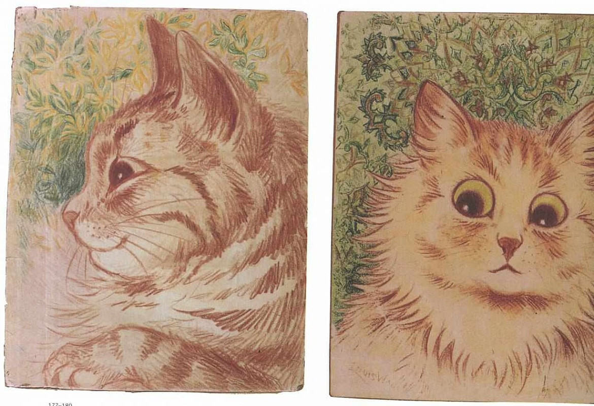Louis Wain -  KatzennEnglish Catsn - (MeisterDrucke-348637)