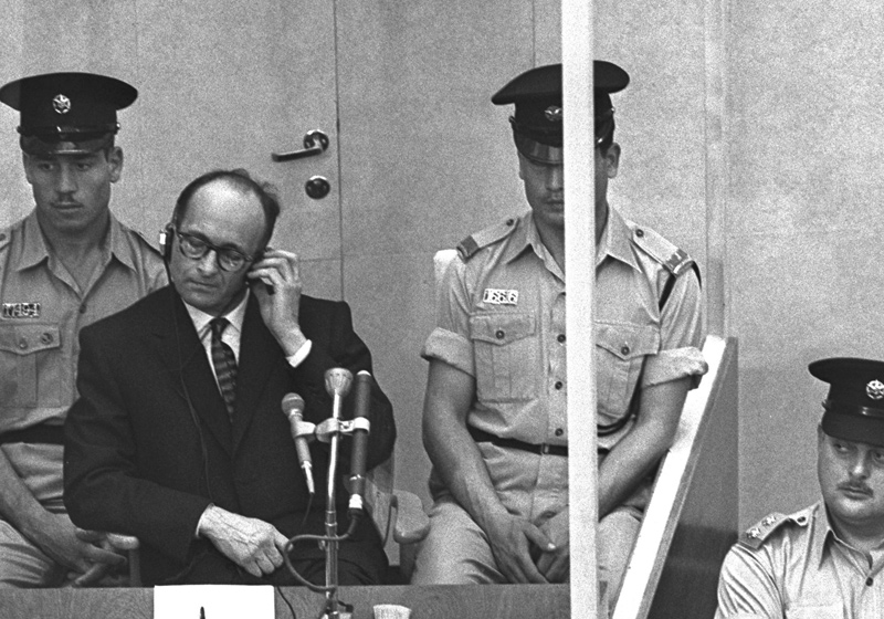Eichmann durante el proceso