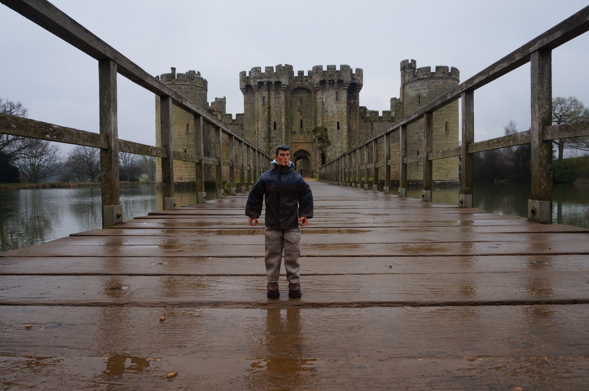 Action Man at Bodiam Castle 2016. DSC01309