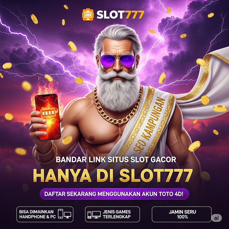 SLOT777: Bandar Link Situs Slot Gacor VIP Akun Toto 4D Terbaik Hari ini