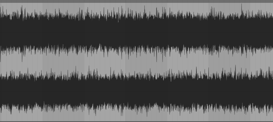 Infinity to One Ratio Compressed Cymbal Riser at Negative Infinity dB