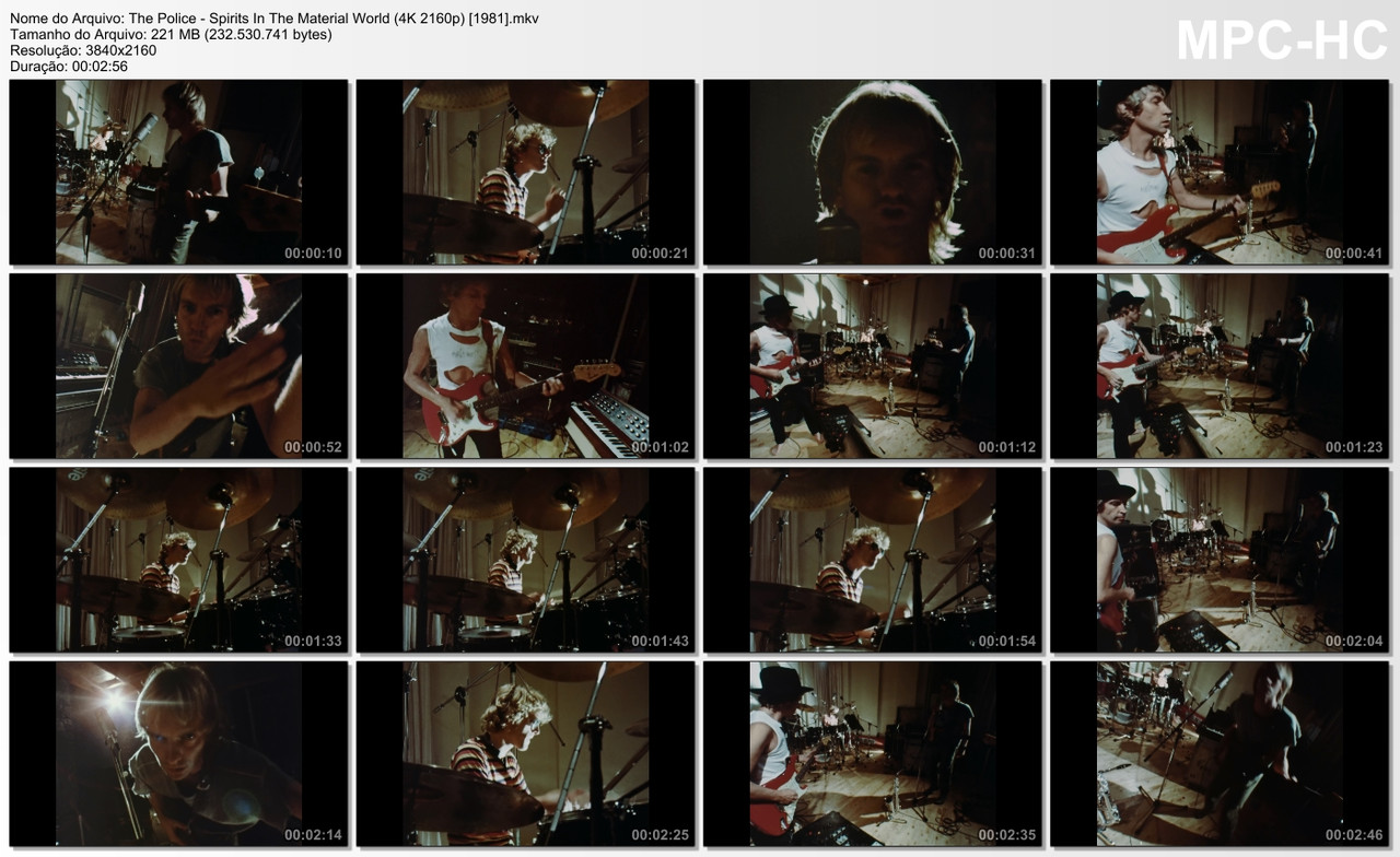 The Police - Spirits In The Material World (4K 2160p) [1981]