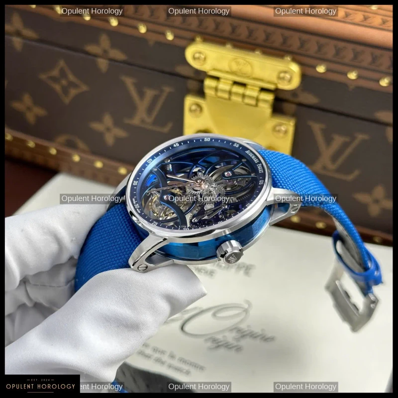Audemars Piguet 26600 Tourbillon Openworked Blue 41mm