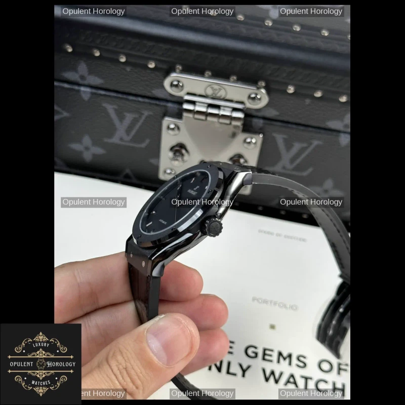 Hublot Classic Fusion – Black Ceramic & Titanium 42 mm Automatic Watch - Super Clone
