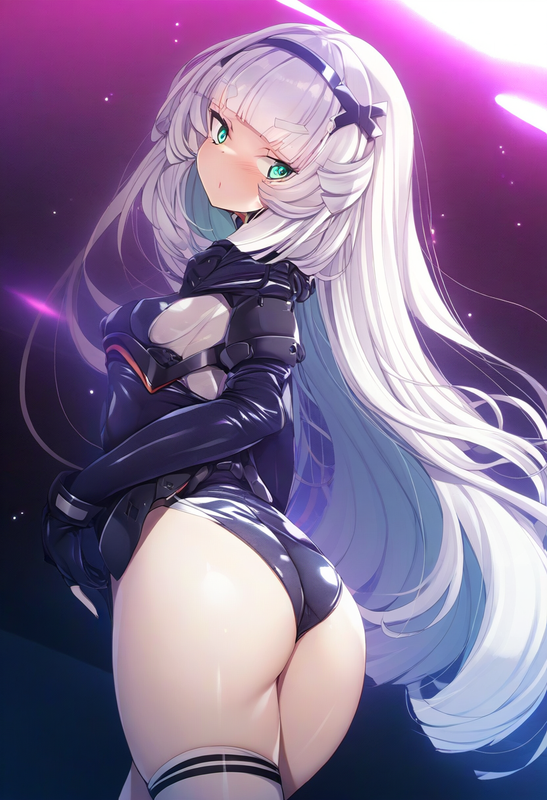 1girl, torisan, aqua eyes, long hair, hime cut, white hair, {short bangs}, old,  s-3759774991