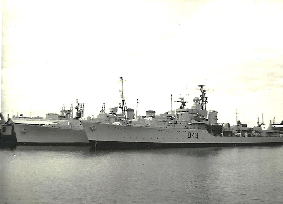 HMS Matapan (D.43) на Днях флота в Плимуте,1962