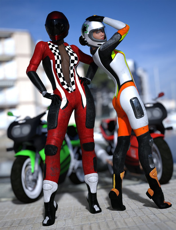 Motorbike Suit Outfit Textures