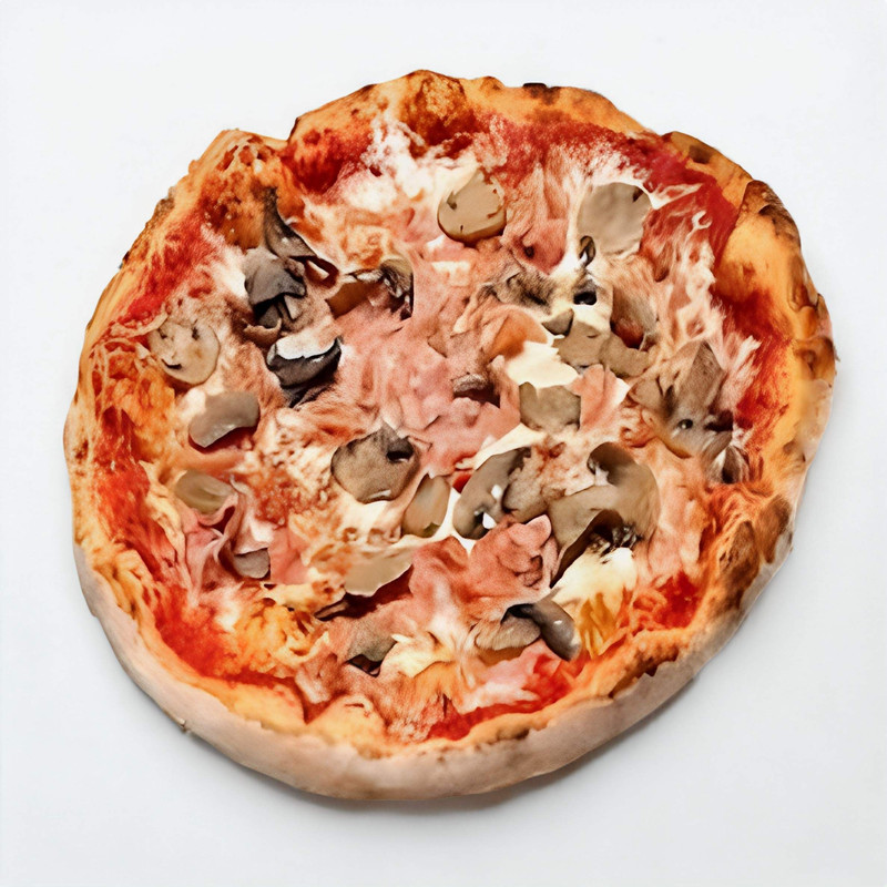 Prosciutto cotto e funghi