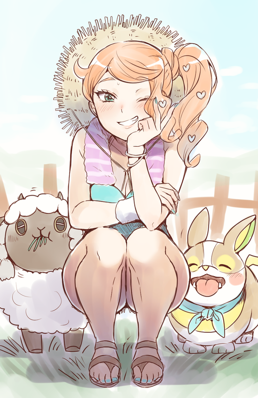 sonia-yamper-and-wooloo-pokemon-and-2-mo