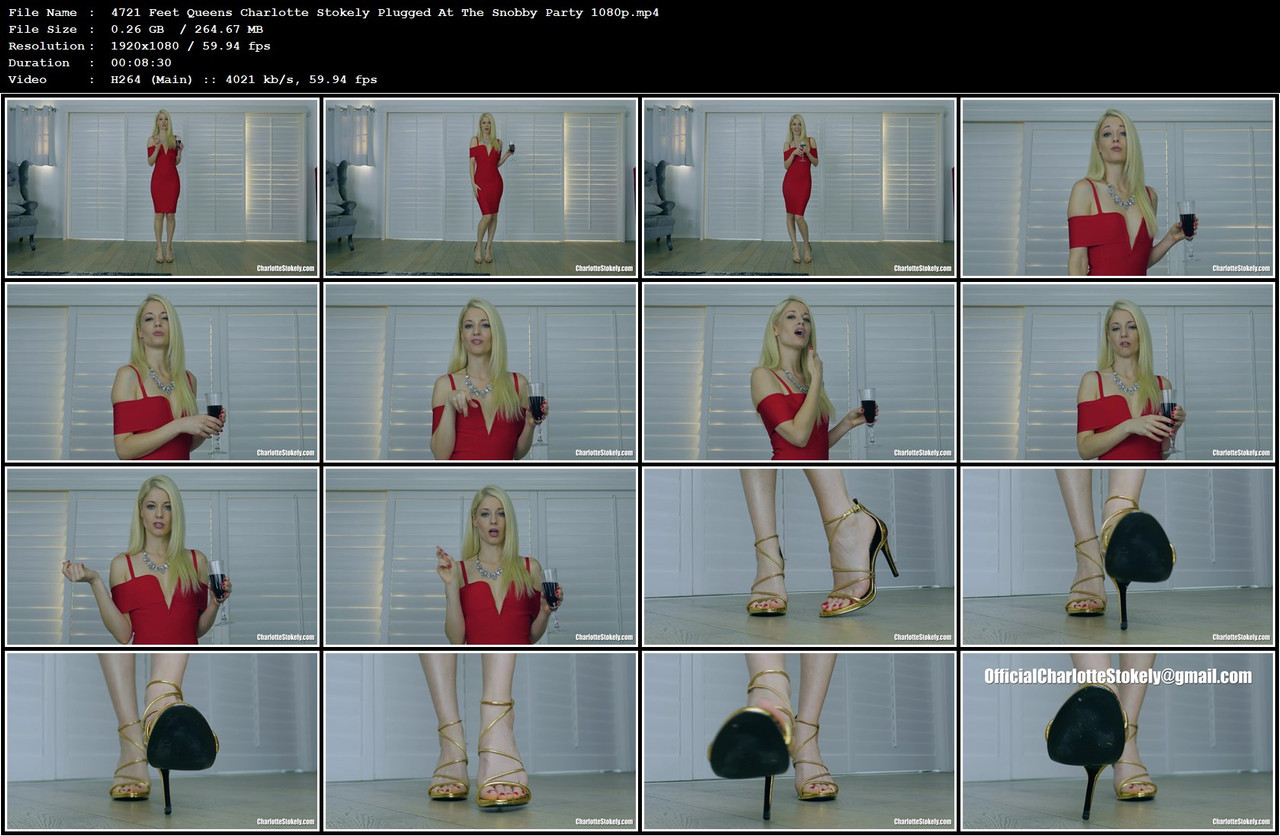 4721 Feet Queens Charlotte Stokely Plugged At The Snobby Party 1080p mp4