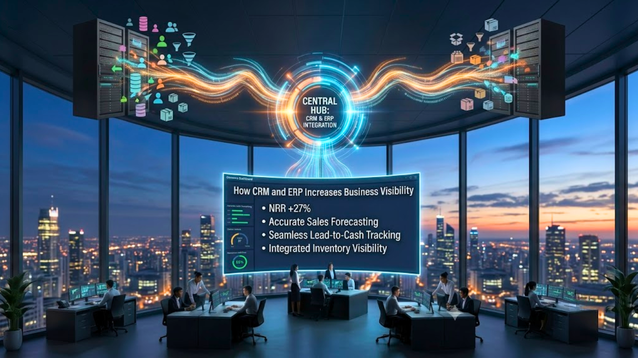 How CRM and ERP Together Improves Business Visibility?
