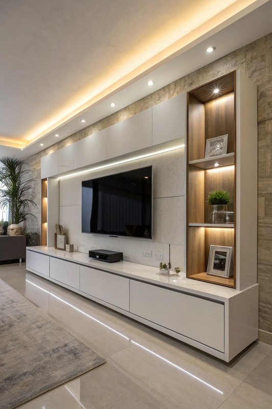 TV consoles and media stands in Lagos — Vbest Luxury Interiors