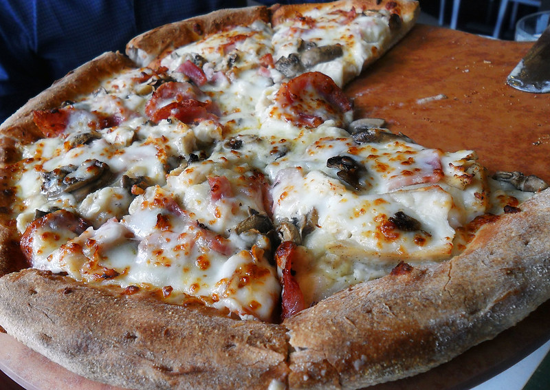 Ilustrasi menu dari Papa John's Pizza