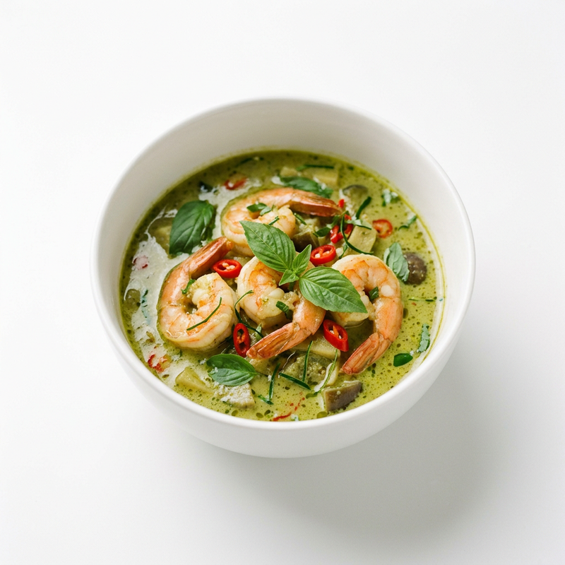 Curry Verde con Langostino