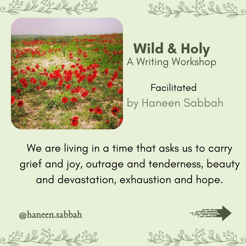 Wild & Holy workshop carousel slide 1