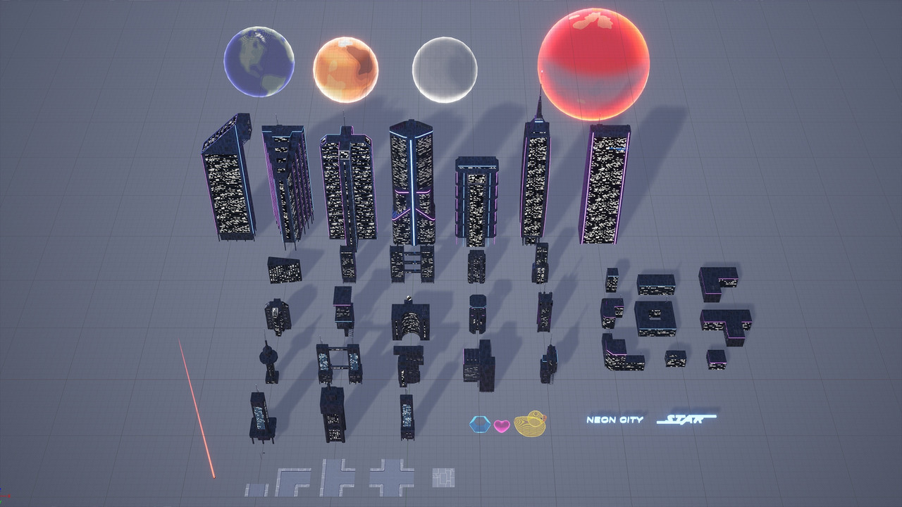Neon City - Synthwave (UE4+) 3 Promo 2