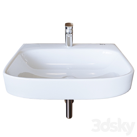 Washbasin Roca Debba 60x48 cm, wall-hung 32799400Y