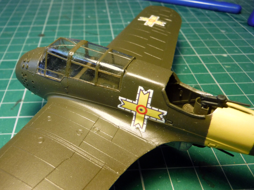 Here's one I didn't start earlier - Heller 1/72 P.Z.L. P 23