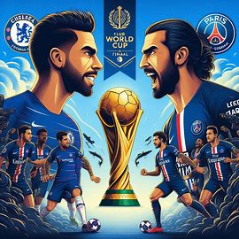 صورة توضيحية لنهائي كأس العالم للأندية 2025 بين تشيلسي وباريس سان جيرمان | Club World Cup Final 2025 Chelsea vs PSG