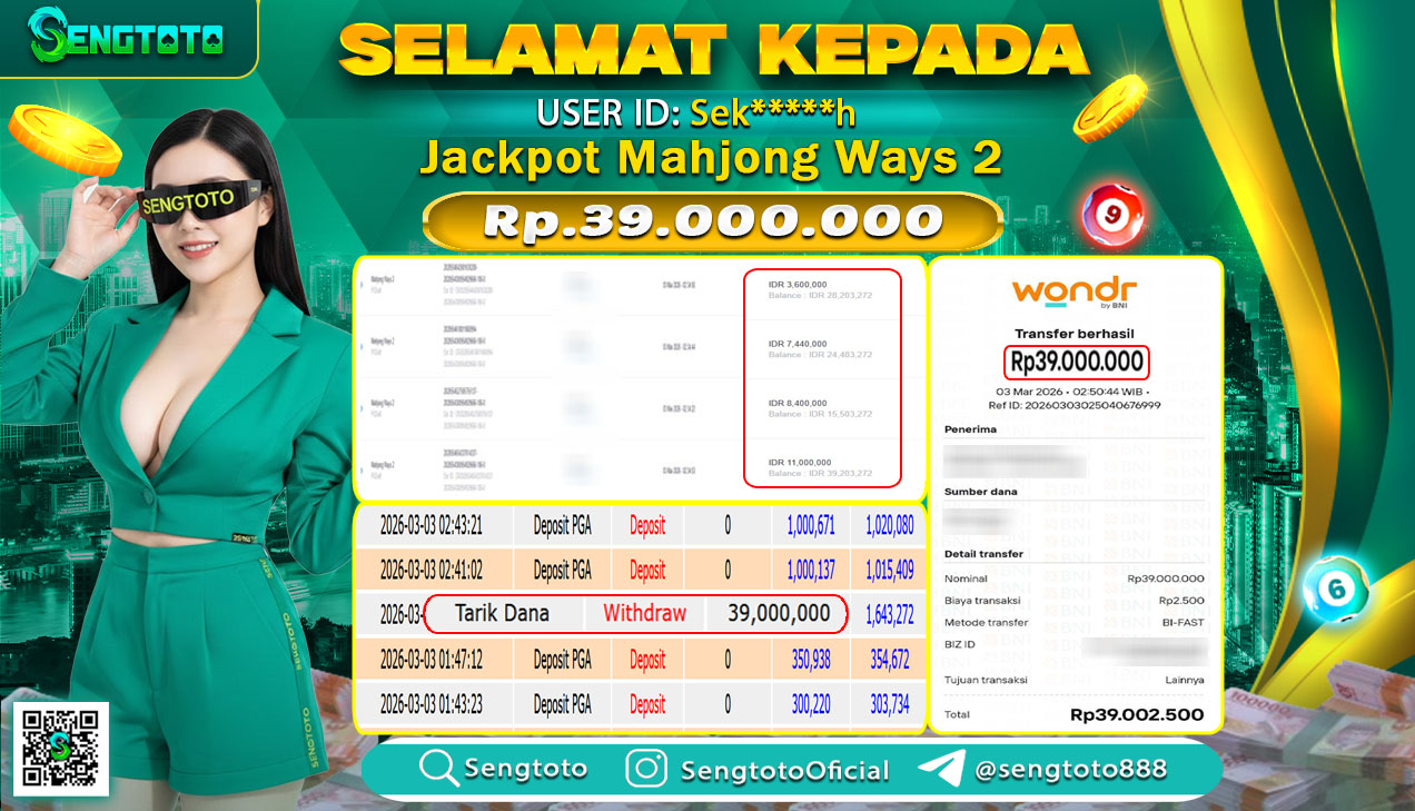 BUKTI PEMBAYARAN SLOT MAHJONG WAYS 2
