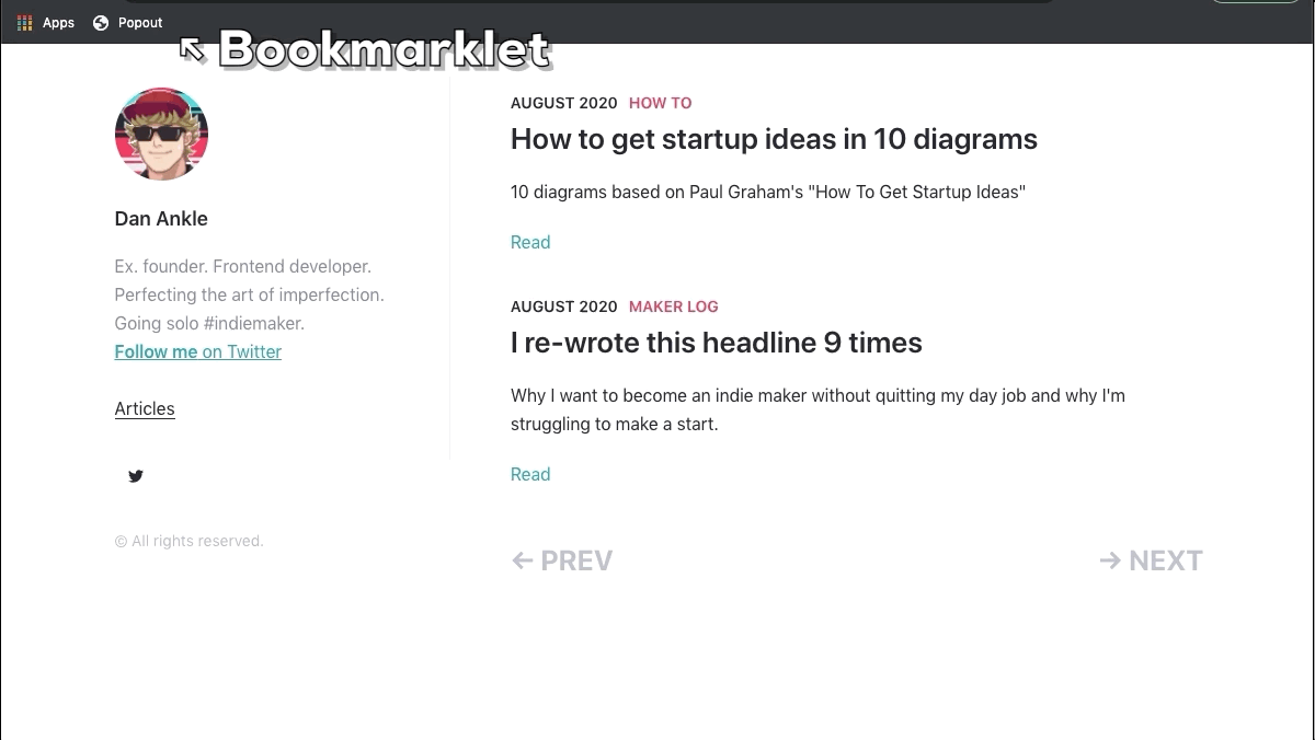 bookmarklet
