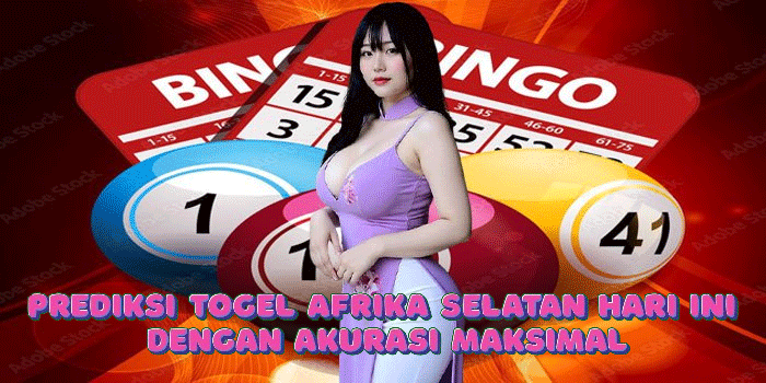 Prediksi Togel Afrika Selatan Hari Ini Dengan Akurasi Maksimal