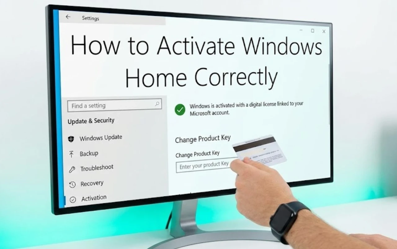 How to Activate Windows 10 Home Properly to Remove the Watermark Permanently