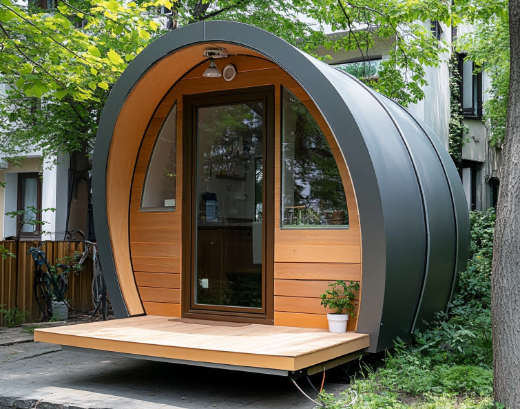 Hully Pods luxury glamping setup