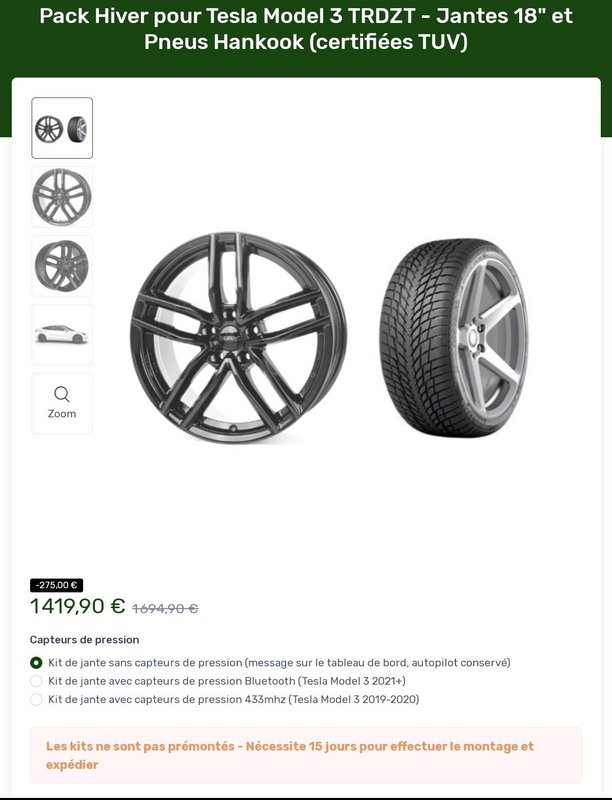Quelles roues et pneus hiver pour nos Model 3 ? - Page 21 - Forum et Blog  Tesla