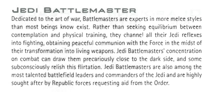 Above a Battlemaster in skill