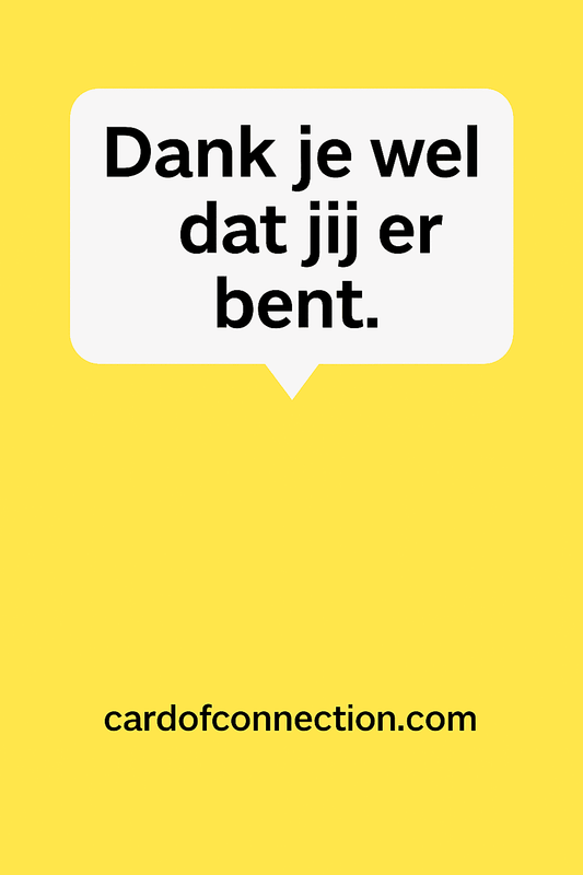 Card of Connection - Nederlands
