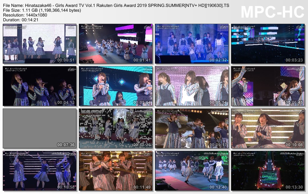 Hinatazaka46 - Girls Award TV Vol.1 Rakuten Girls Award 2019 SPR
