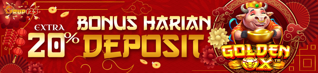 BONUS DEPOSIT HARIAN 20%