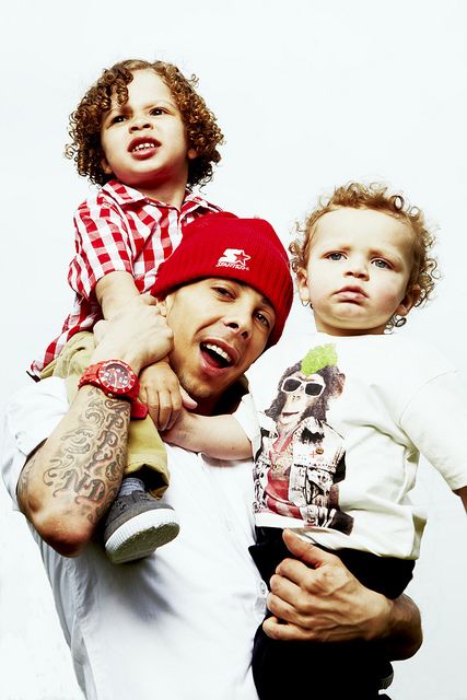 Dappy with his sons