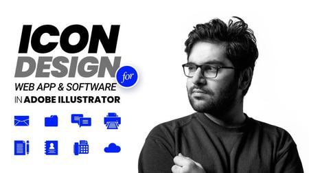 Icon Designing for Web App & Software in Adobe Illustrator