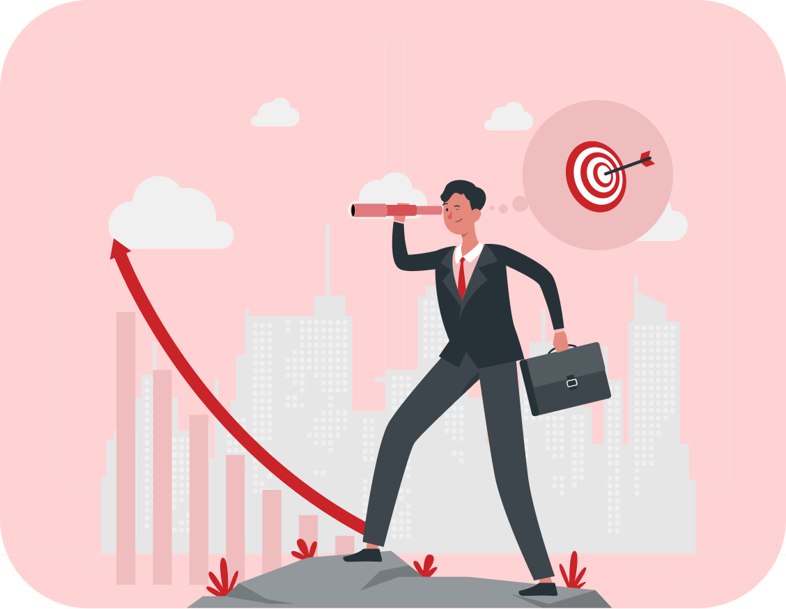 Business growth illustration