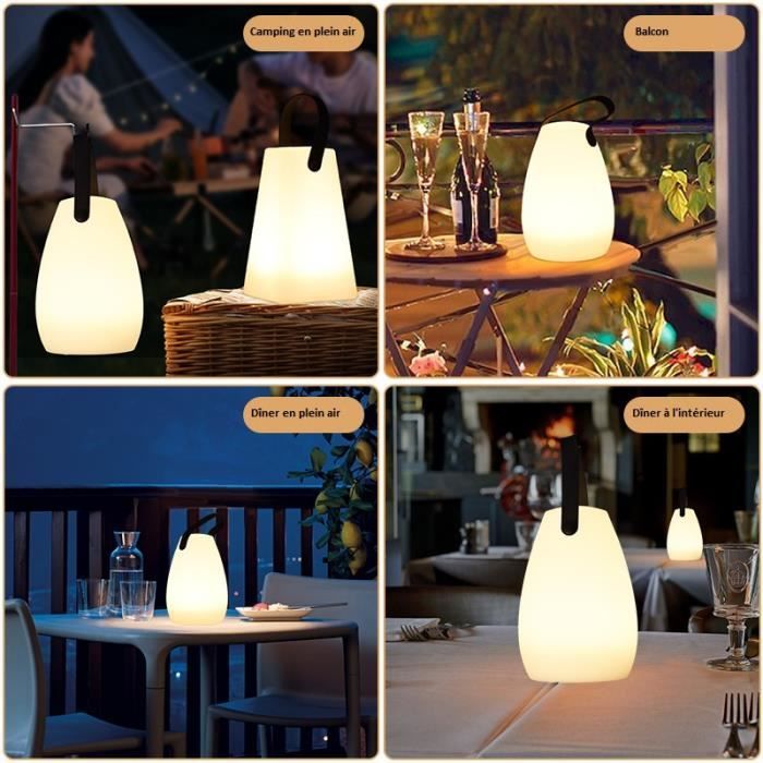 lampe de table led exterieur avec telecommande 16