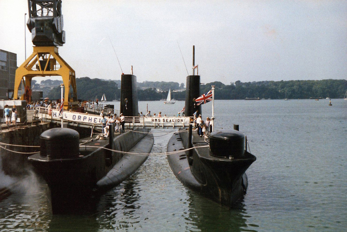 HMS Sealion и Orpheus