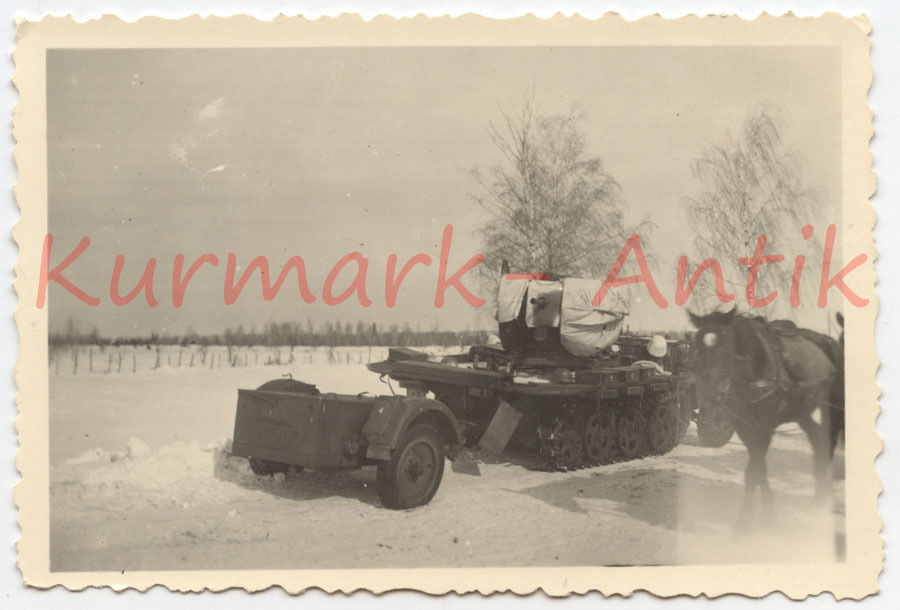 Foto Wehrmacht Russland Panzer Jäger PAK Flak au