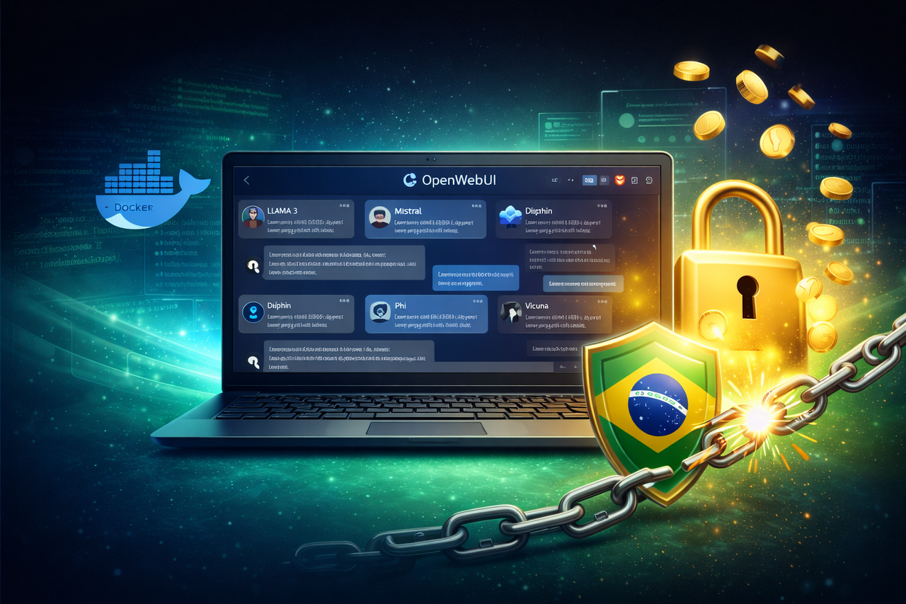 CiarliniSoftworks lança solução completa: sua própria IA local com OpenWebUI + LiteLLM sem assinatura mensal