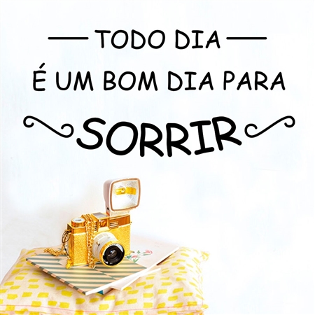 Bom Dia/Tarde/Noite... Com alegria!!! - Página 3 Adesivo-de-parede-frase-bom-dia-para-sorrir