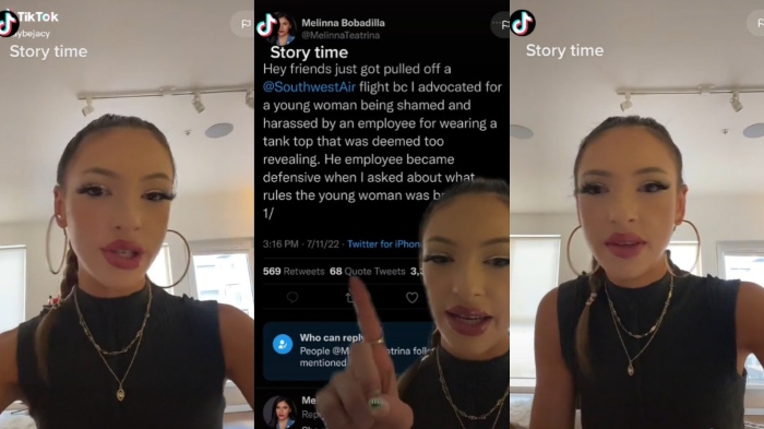 Viral TikToker hampir dilarang terbang maskapai Southwest Airlines karena mengenakan pakaian yang dianggap tak pantas.