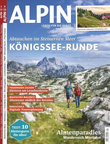 Cover: Alpin Das Bergmagazin September No 09 2023